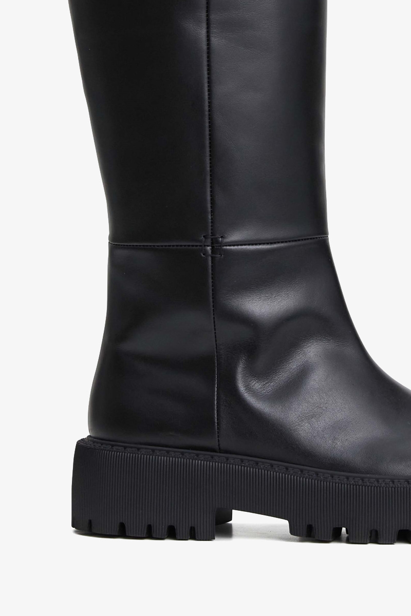50mm Andrea Riding Tall Boots (Black)