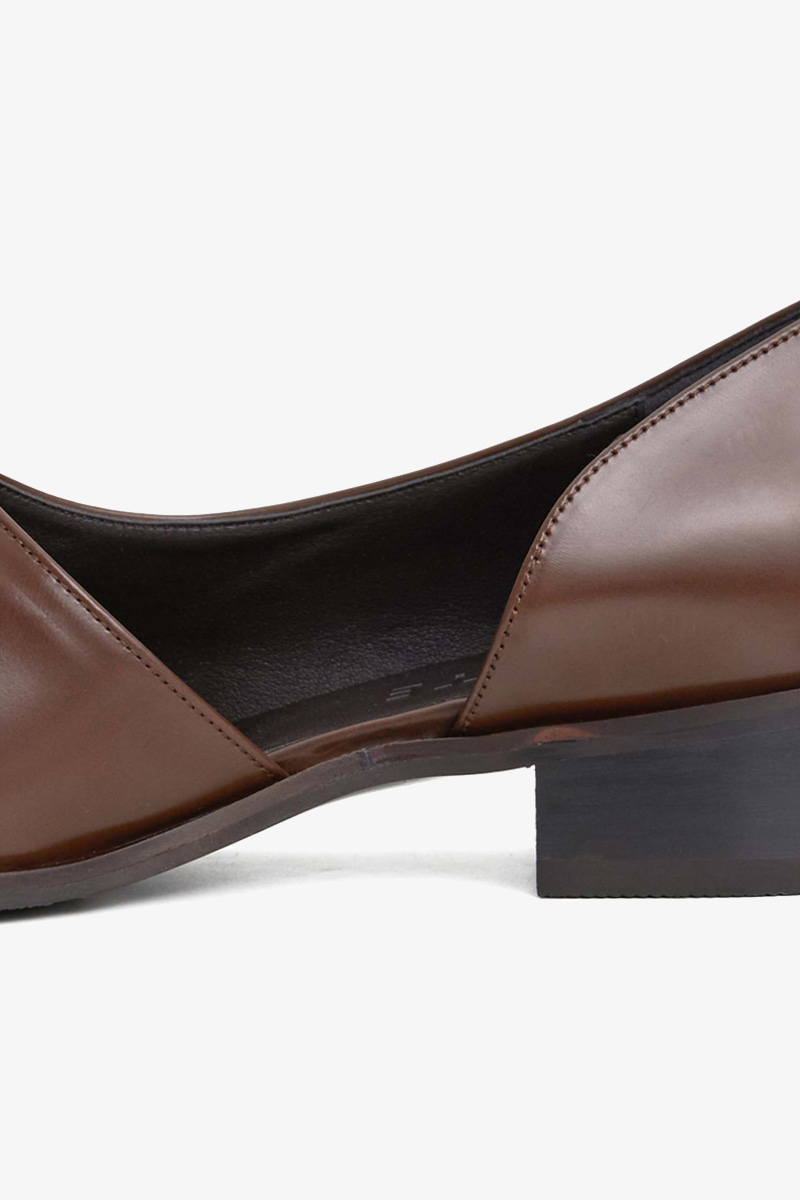 40mm Garcon Slip-on Loafer Shoes (Brown)
