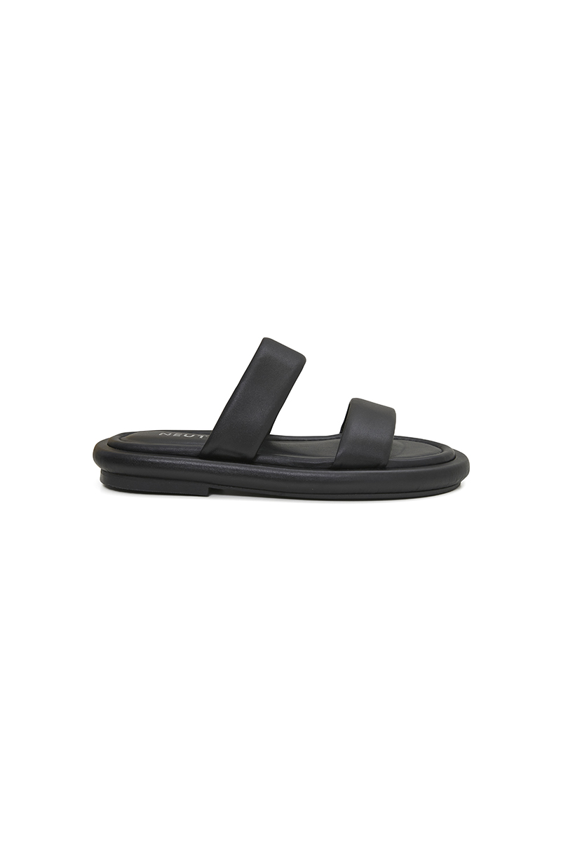 35mm Ares Cushion Sandal (Black)