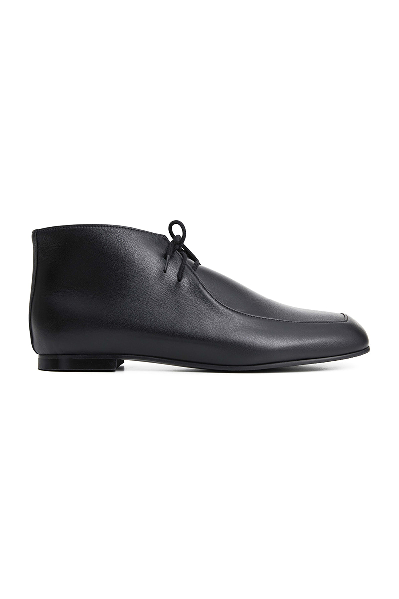 20mm Fabian Square Toe Ankle Boots (Black)