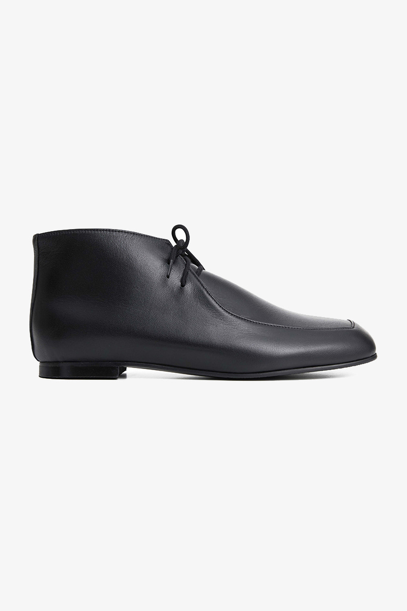 20mm Fabian Square Toe Ankle Boots (Black)