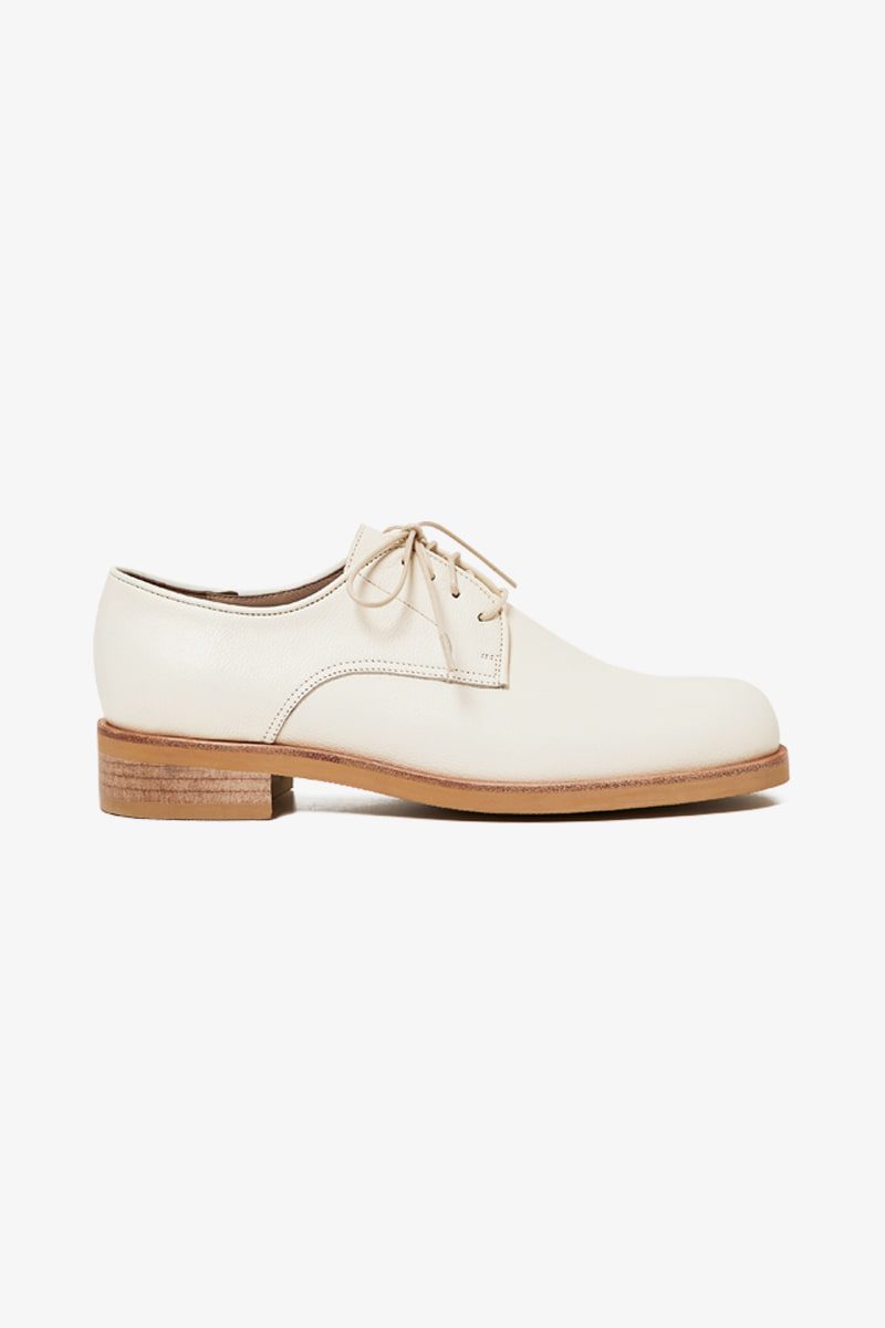 30mm Patrick Square Toe Derby Shoes (WHITE)