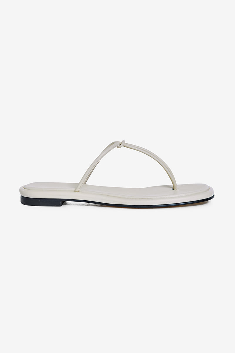 20mm Teo Flip-Flop Sandal (Ivory)