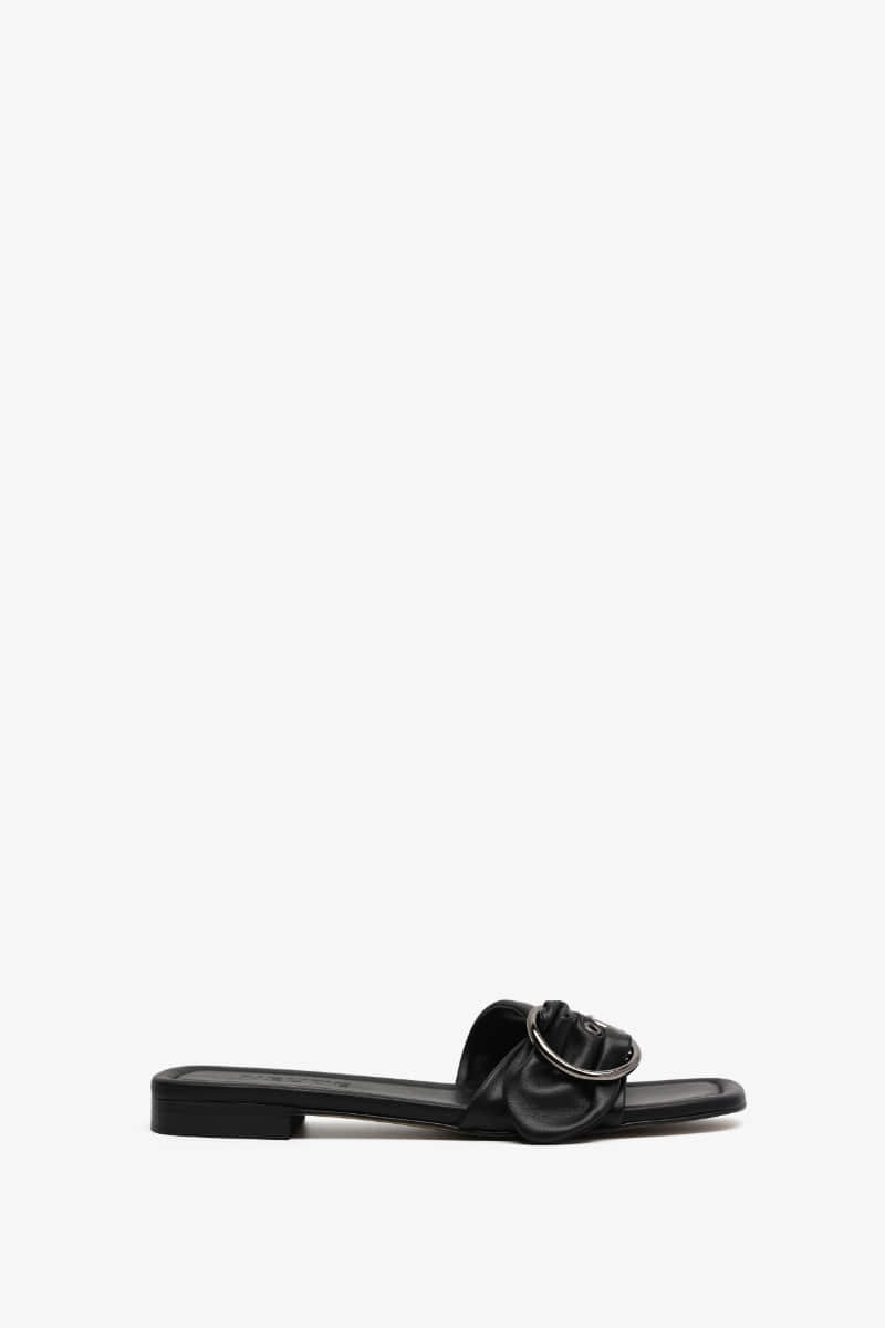 15mm Matisse Shirring Sandal (Black)